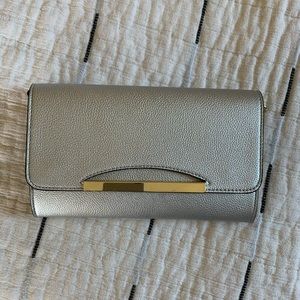 Small silver wristlet